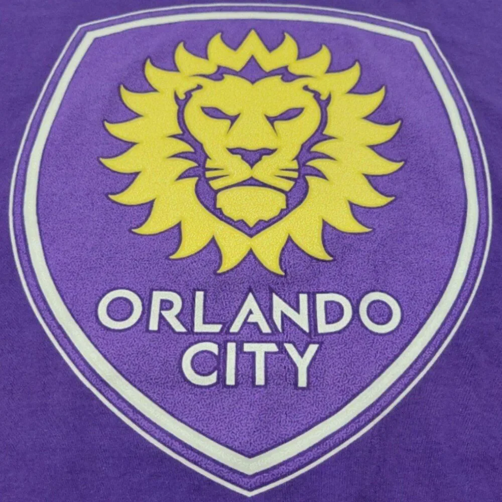 MLS Orlando City Shirt Size Large The Lions Soccer T-Shirt Graphic Print T-Shirt